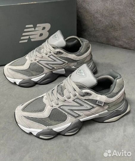 Кроссовки new balance 9060 серые