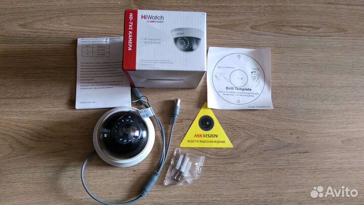 Купольная камера Hikvision HiWatch DS-T101 (2.8 MM