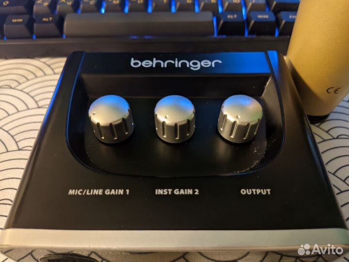 Комплект микрофон и аудиокарта