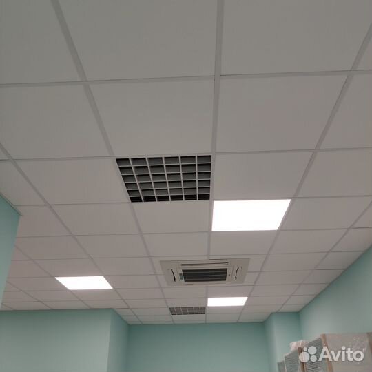 Потолок Армстронг, комплект м2