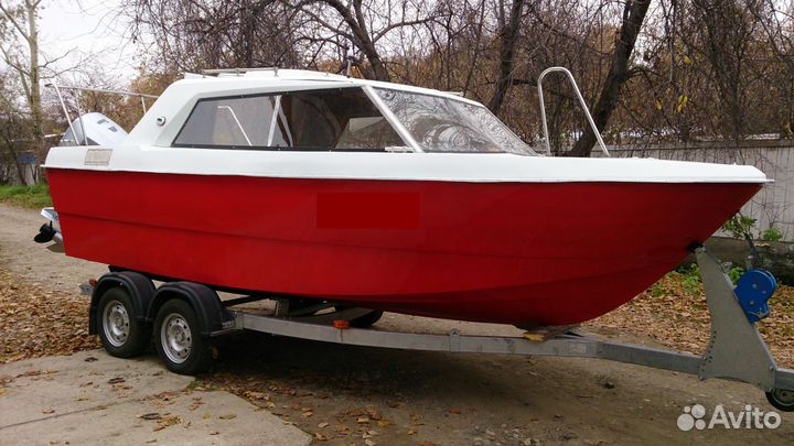 Катер с-55 с плм Honda 150