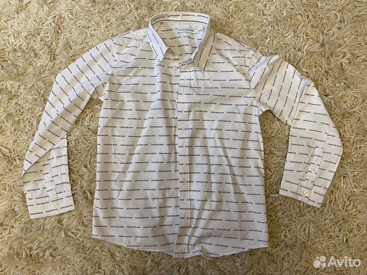 Рубашка белая Calvin Klein