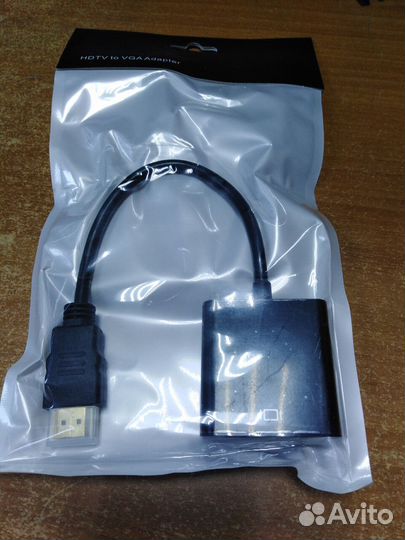 Переходник hdmi-VGA кабель-адаптер 0.1м