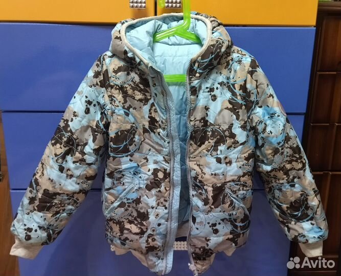 Куртка осенняя для мальчика, 128 размер