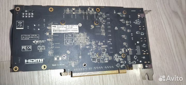 Видеокарта HIS RX 470 4Gb 256bit IceQ X2 OC