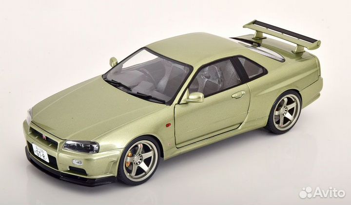 Nissan Skyline GT-R R34 1999 Solido 1:18