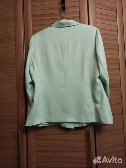 Пиджак бирюза р.48-50 винтаж Германия новый