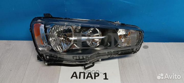 Фара правая Mitsubishi Lancer X
