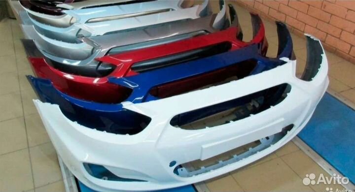 Бампер передний Hyundai Solaris