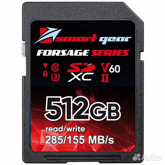 Карта памяти SMART Gear sdxc UHS-II V60 512GB