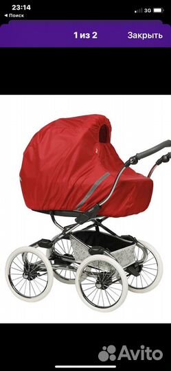 Чехол на коляску от дождя и снега