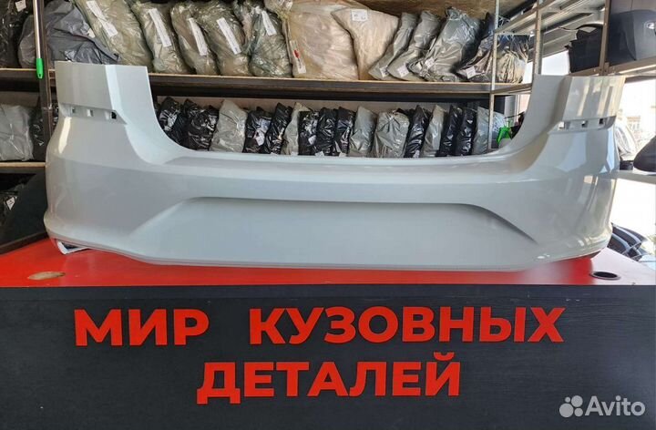 Бампер задний volkswagen polo 2021