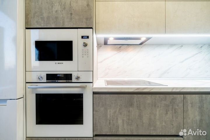 Кухня графит модульная