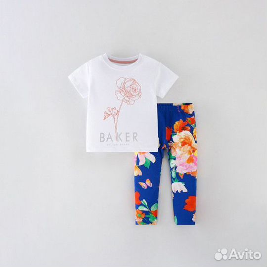 Комплекты,футболки и лосины р.2-7 лет