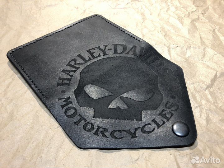 Обложка для автодокументов Harley-Davidson