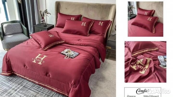 Постельное белье с готовым одеялом евро Candie’s