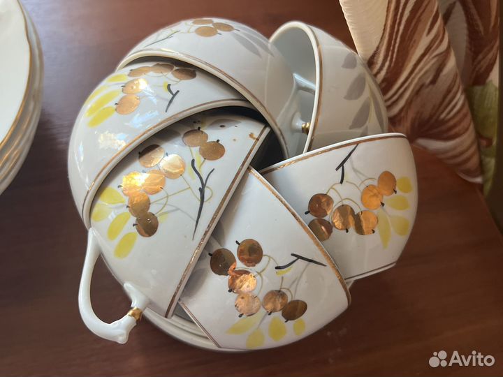 Набор столовой посуды на 6 персон чайные чашки