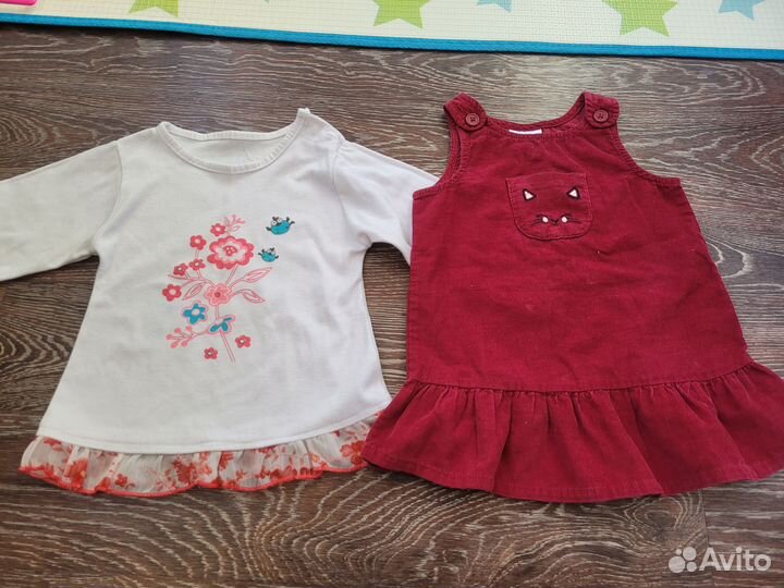 Вещи пакетом на девочку 86 92