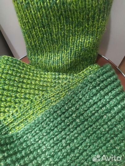 Комплект шапка и снуд