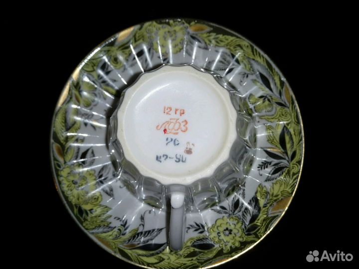 Сервиз. Л.Ф.З. Чайные пары С.С.С.Р. 70х