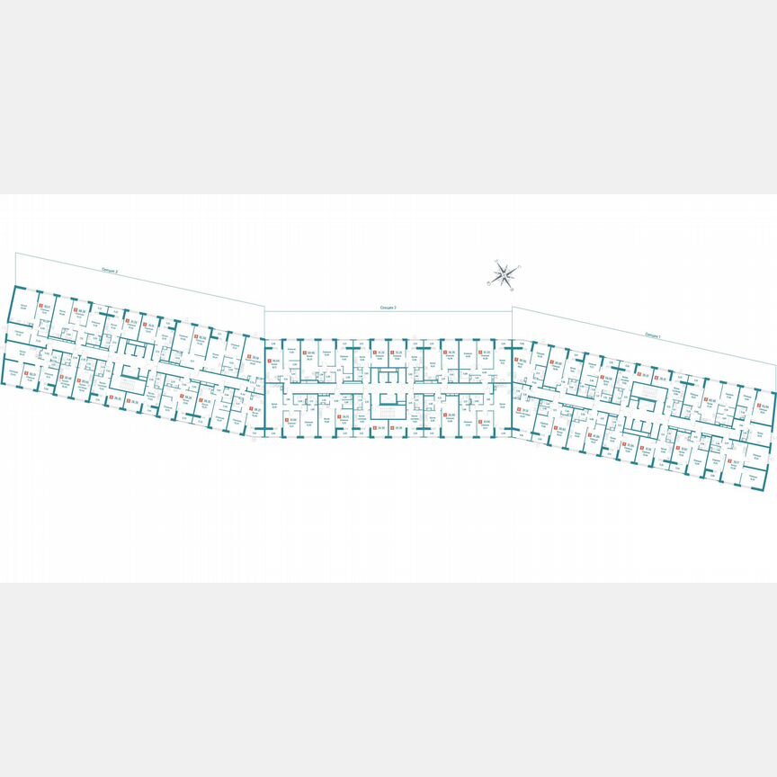 2-к. квартира, 67,1 м², 3/18 эт.