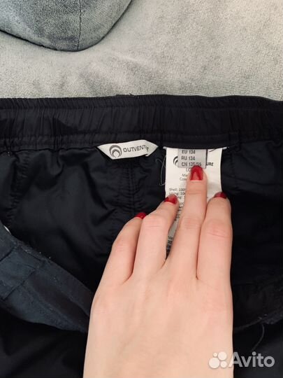 Зимние непроиокаемые брюки на девочку