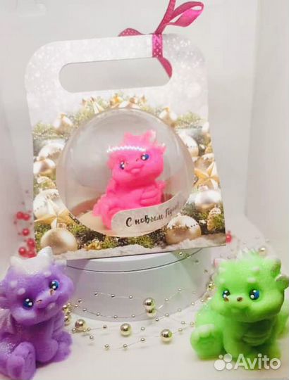 Мыло ручной работы дракон