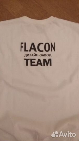 Белый свитшот Flacon Team капсульная коллекция