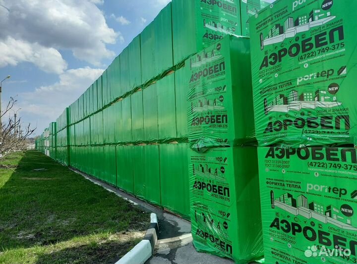 Газосиликатный блок от производителя Аэробел