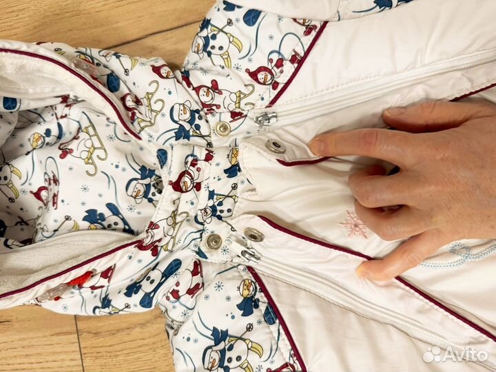 Детский зимний комбинезон на девочку