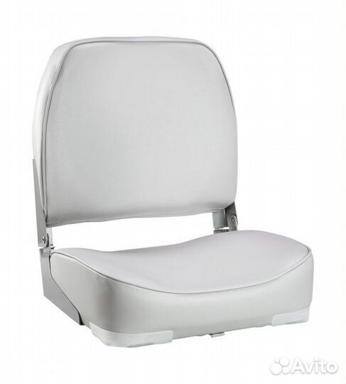 Кресло мягкое складное, обивка винил, цвет серый