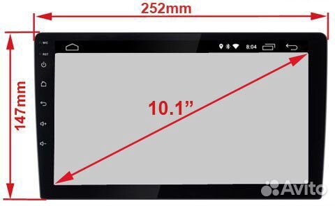 Рамка VW Crafter 2017+ 10