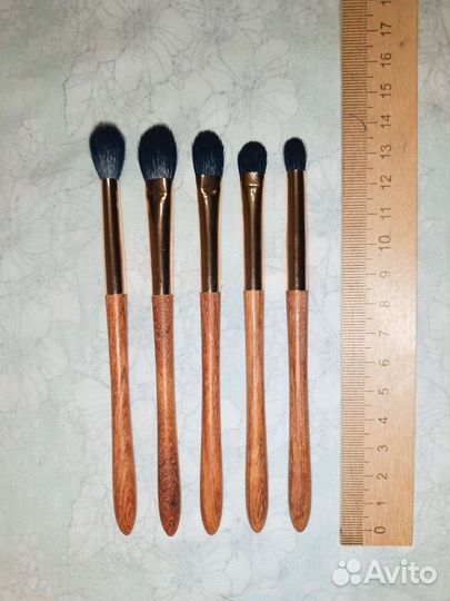 Набор кистей для макияжа (натуральный ворс)