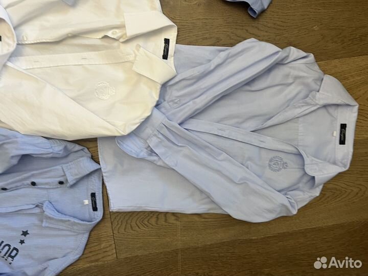 Рубашки на мальчика 128 134