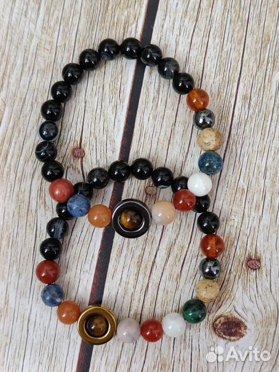 Браслет Солнечная система из натуральных камней
