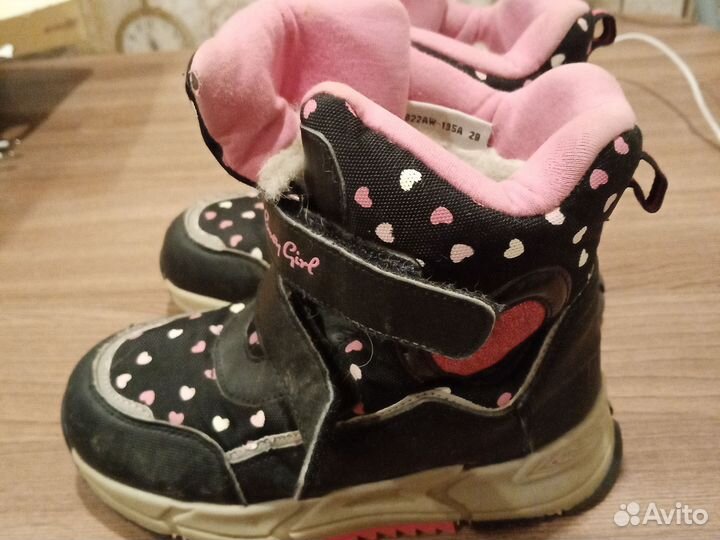 Ботинки зимние для девочки 28 размер