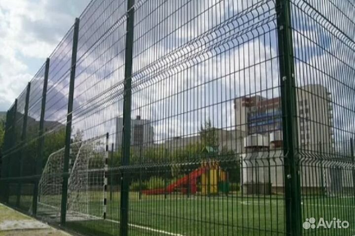 Забор из 3D сетки за 1 день под ключ