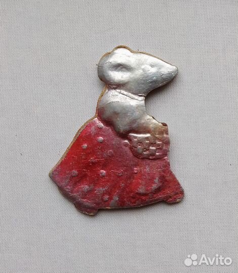 Елочные игрушки картонаж Мышка Норушка