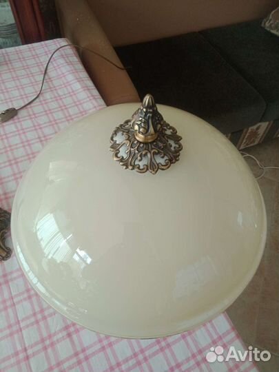 Настольная лампа бронза