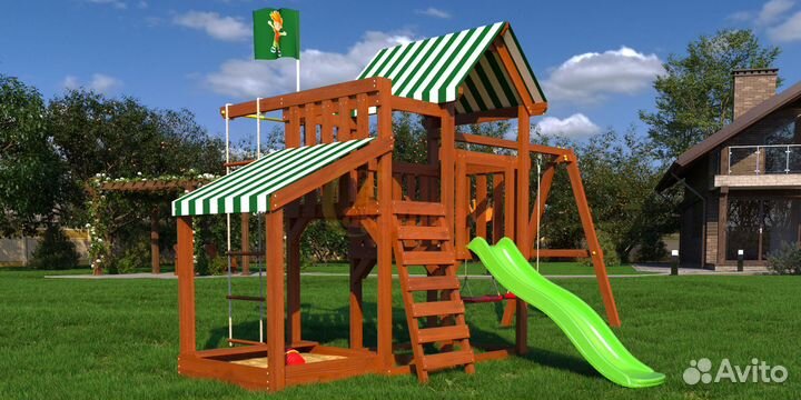 Детская площадка Савушка TooSun 3 с песочницей