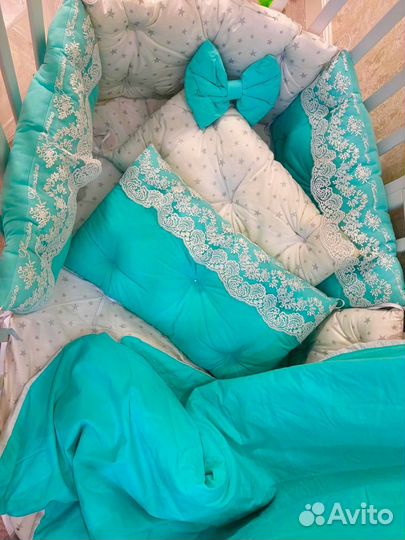 Бортики для детской кроватки