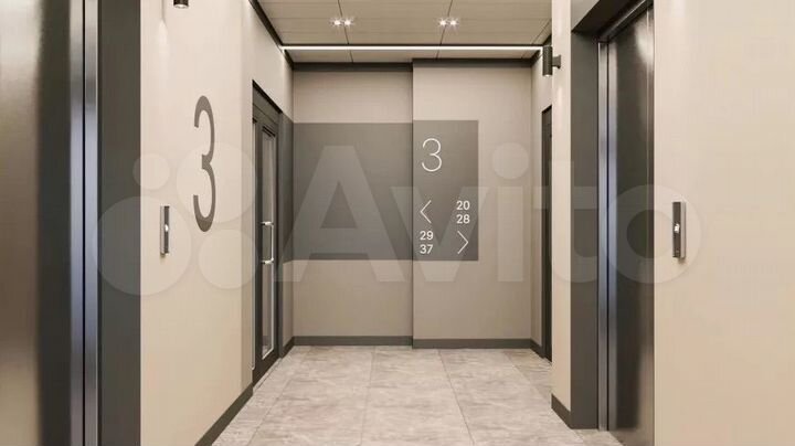 2-к. квартира, 43,7 м², 14/25 эт.