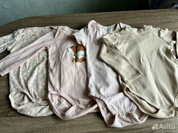 Боди для девочки для дома 80 86