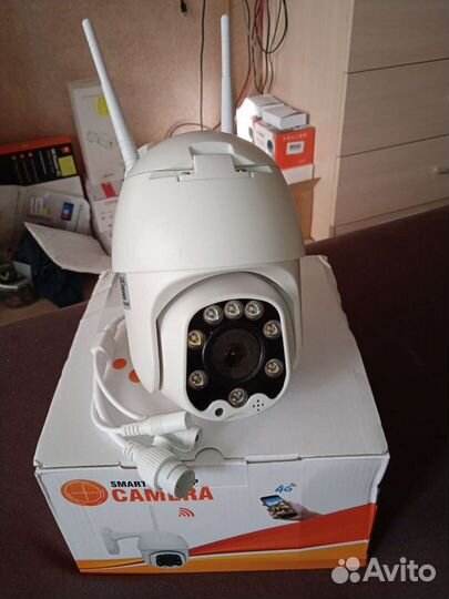 Камера видеонаблюдения С Сим-картой 4G