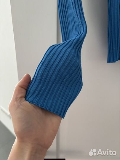 Лонгслив а рубчик mango, S