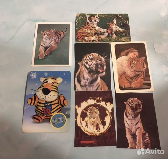 Карманные календарики Тигры