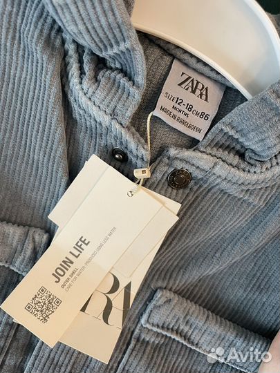 Детская Вельветовая куртка zara