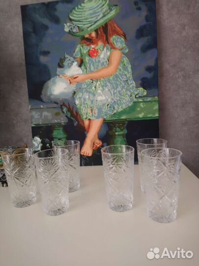 Хрустальные стаканы СССР