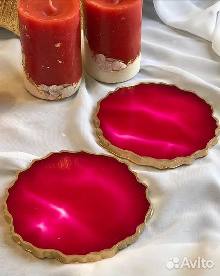 Подстаканники из эпоксидной смолы