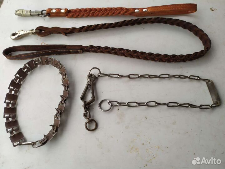 Намордник для боксёра, поводки, ошейники